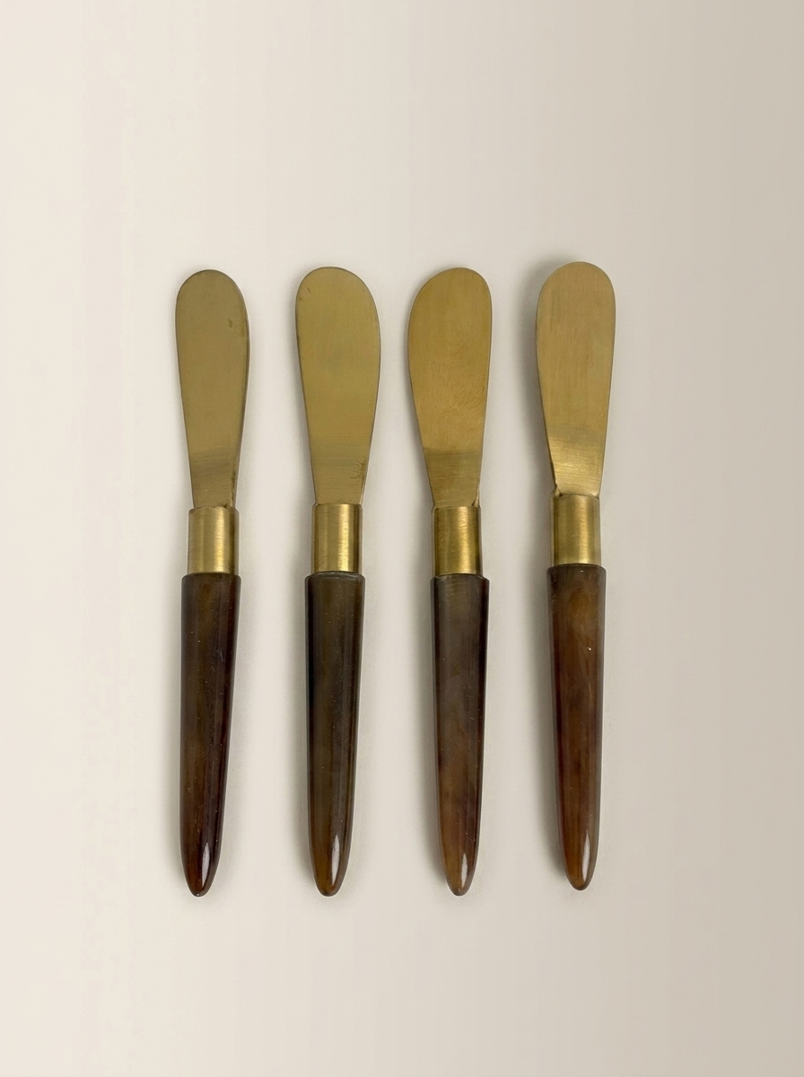 CONJUNTO DE ESPÁTULAS ÂMBAR