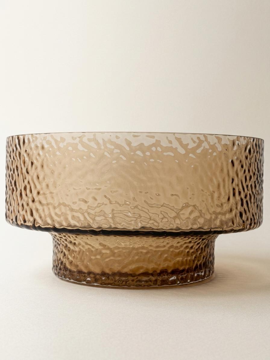 VASO MARTELADO ÂMBAR BAIXO