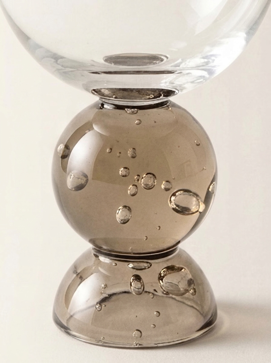 TAÇA SFERA ÂMBAR