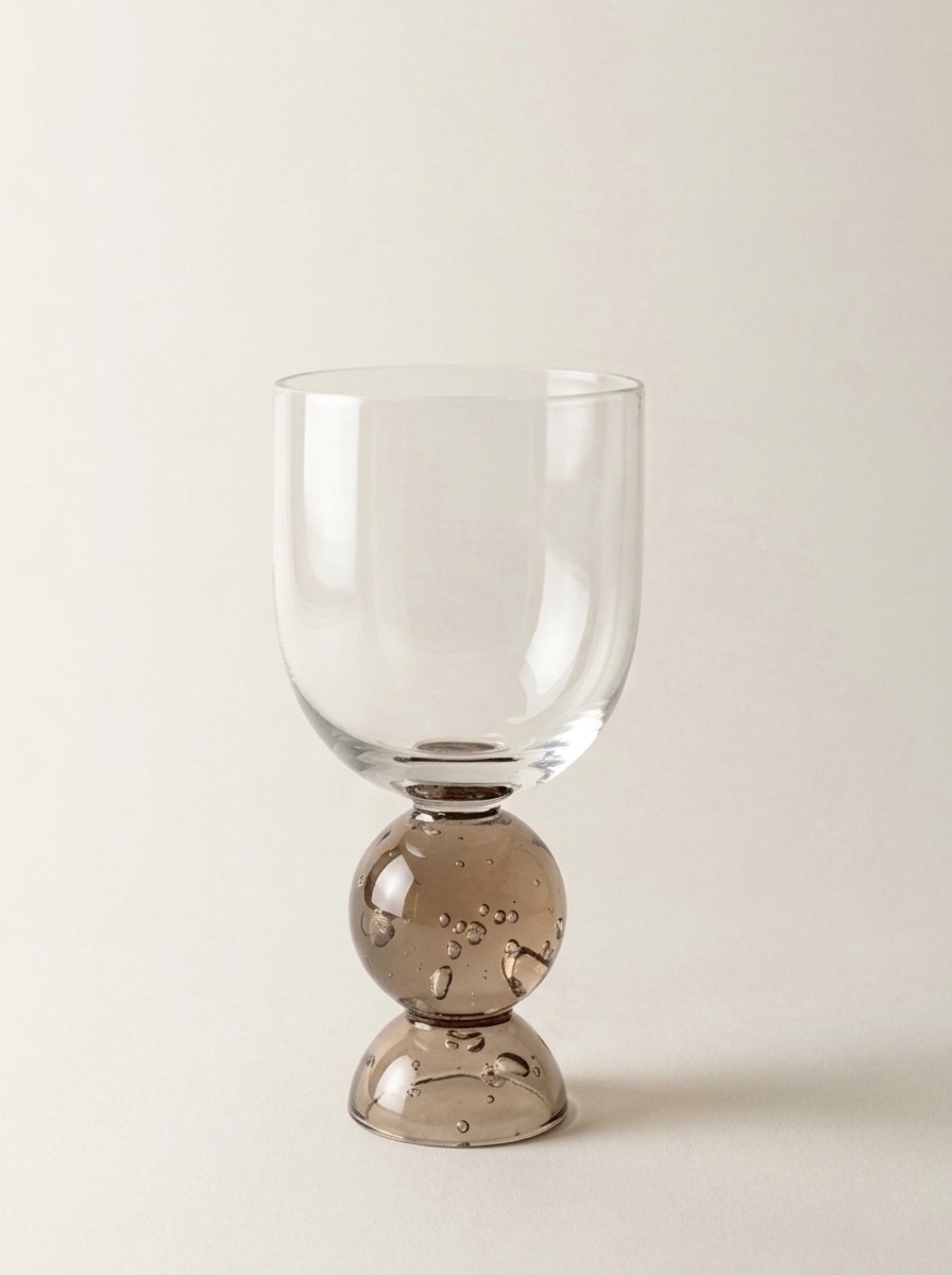 TAÇA SFERA ÂMBAR