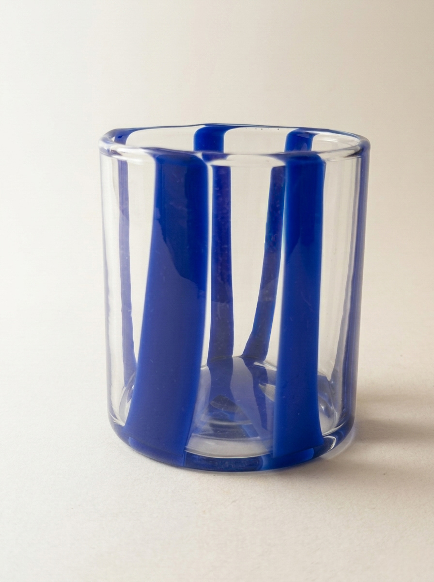 COPO LISTRAS AZUL COBALTO