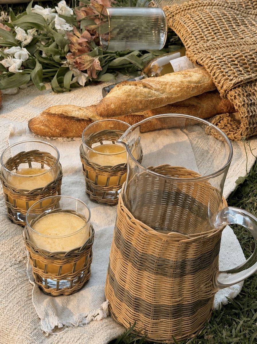JARRA RATTAN LISTRADA