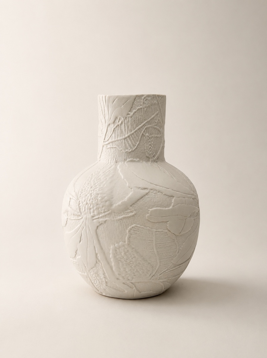 VASO EM CERÂMICA TEXTURIZADA P